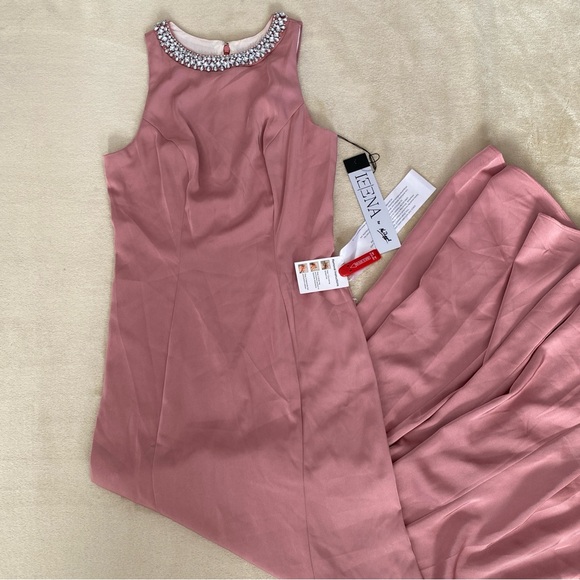 Ieena Mac Duggal 49093 rose pink gown - Picture 2 of 15